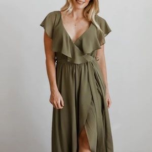 Baltic Born Katya Ruffle Maxi Dress